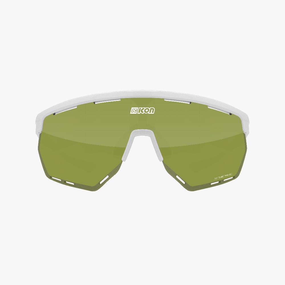 Scicon Occhiali Sportivi Aerowing Bianco/Verde Italia