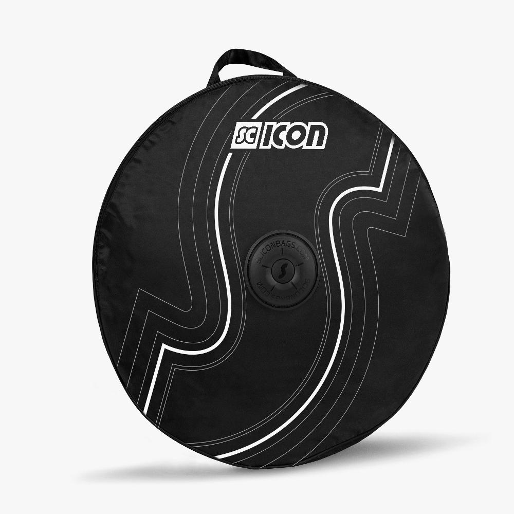 Scicon Borsa imbottita porta ruota singola Nera Italia