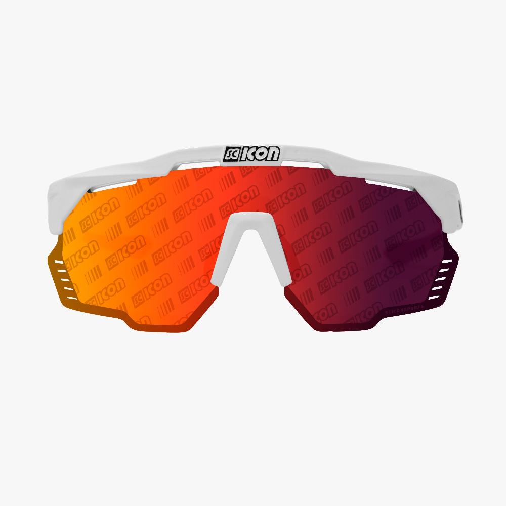Scicon Occhiali Sportivi Aeroshade Kunken Bianco/Lenti Rosse Acquista Ora