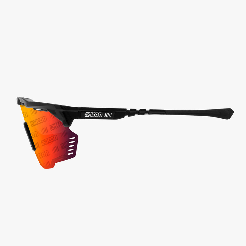 Scicon Occhiali Sportivi Aeroshade Kunken Nero/Rosso Promozione Limitata