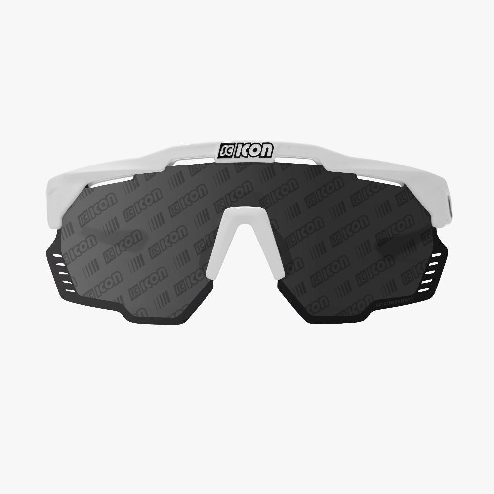 Scicon Occhiali Sportivi Aeroshade Kunken Bianco/Lenti Argento Affare Del Giorno