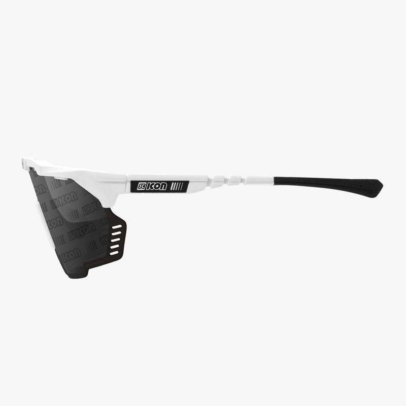 Scicon Occhiali Sportivi Aeroshade Kunken Bianco/Lenti Argento Affare Del Giorno