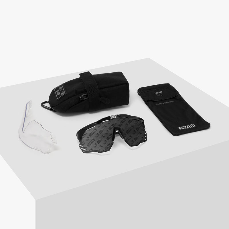 Scicon Occhiali Sportivi Aeroshade Kunken Cristallo/Lenti Argento Prezzo Ridotto