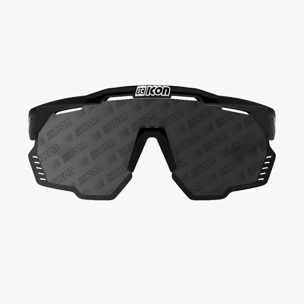 Scicon Occhiali Sportivi Aeroshade Kunken Nero/Lenti Argento Sottocosto