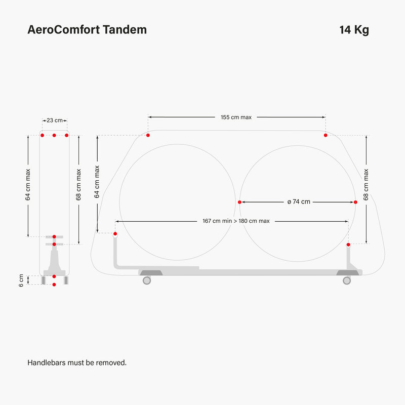 Scicon Borsa porta tandem Aerocomfort Nera Vendita Calda