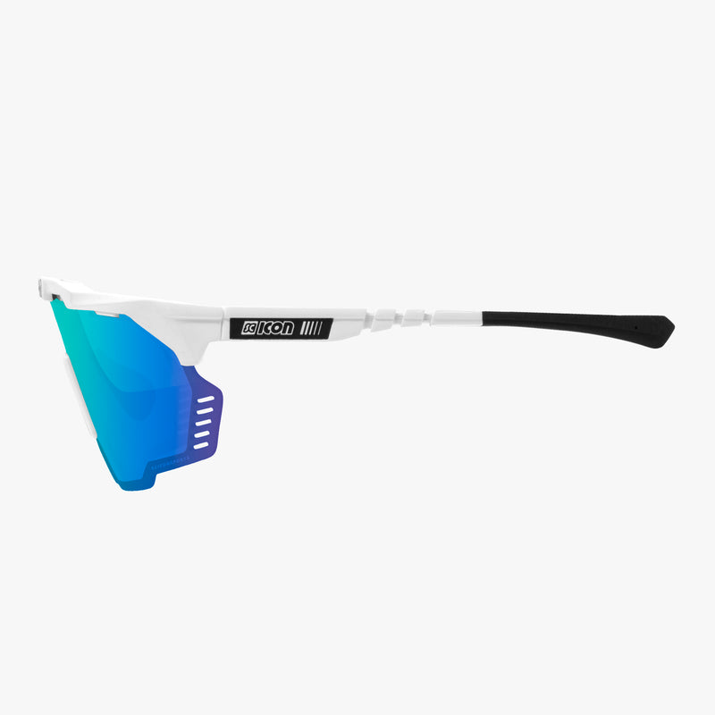 Scicon Aeroshade Kunken Occhiali Ciclismo Bianco/Blu In Saldo