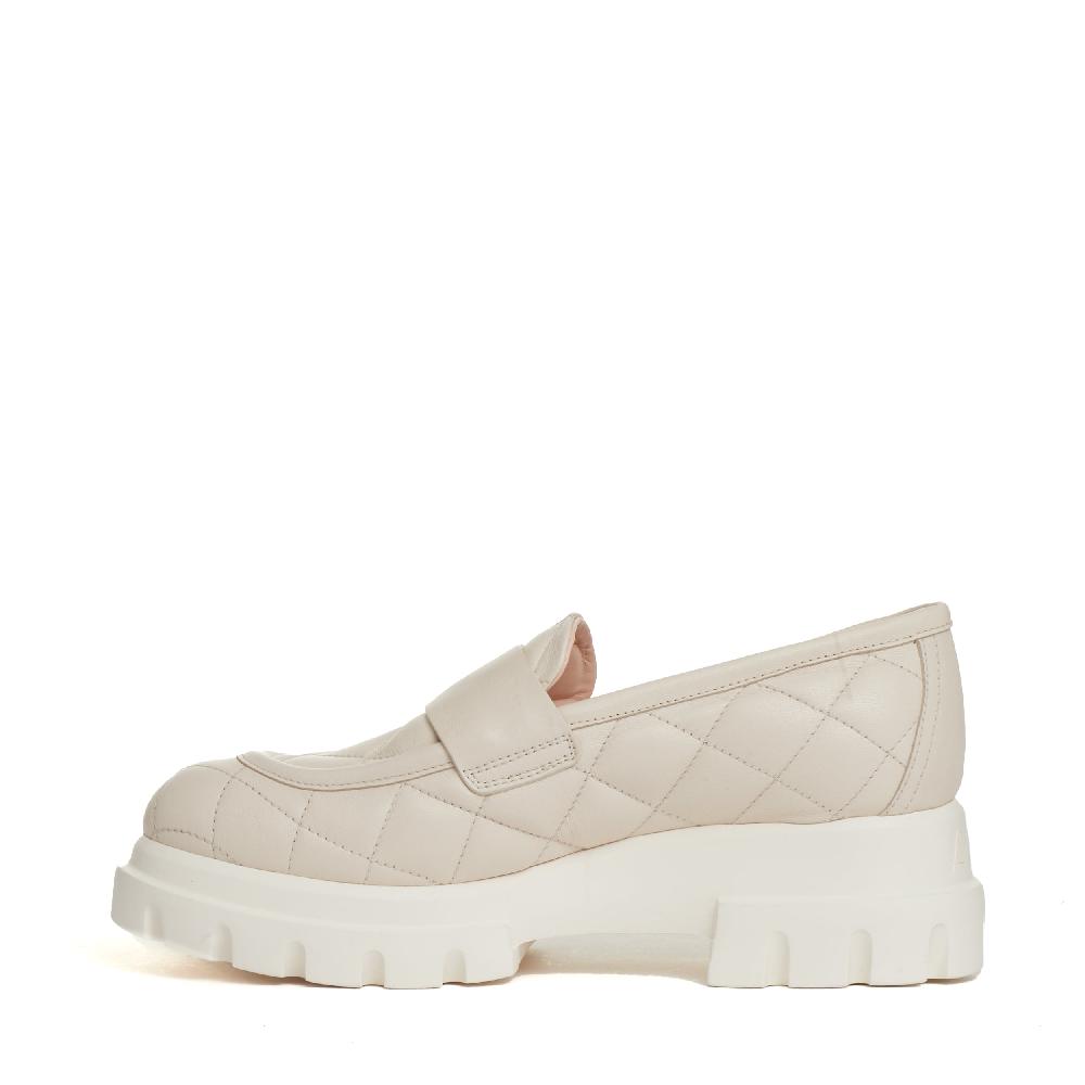 Sorelle Perego mocassino matelasse gesso Offerta