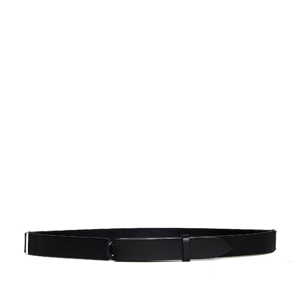 Sorelle Perego cintura nobukle in pelle nera Offerte