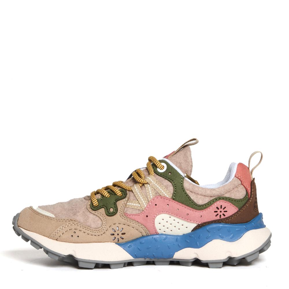Sorelle Perego sneakers beige verde e rosa In Saldo