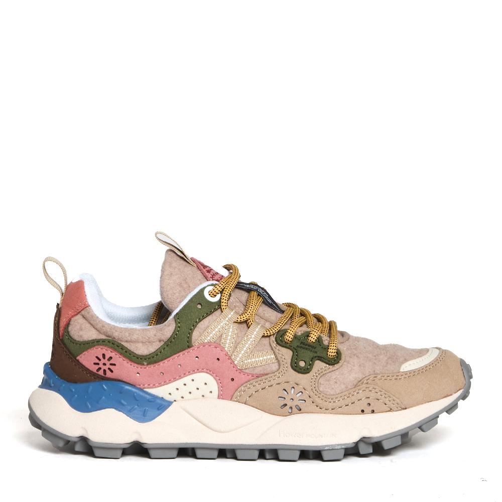 Sorelle Perego sneakers beige verde e rosa In Saldo