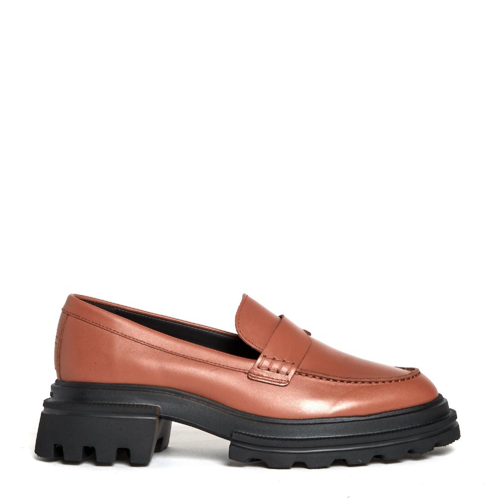 Sorelle Perego mocassino pelle cuoio