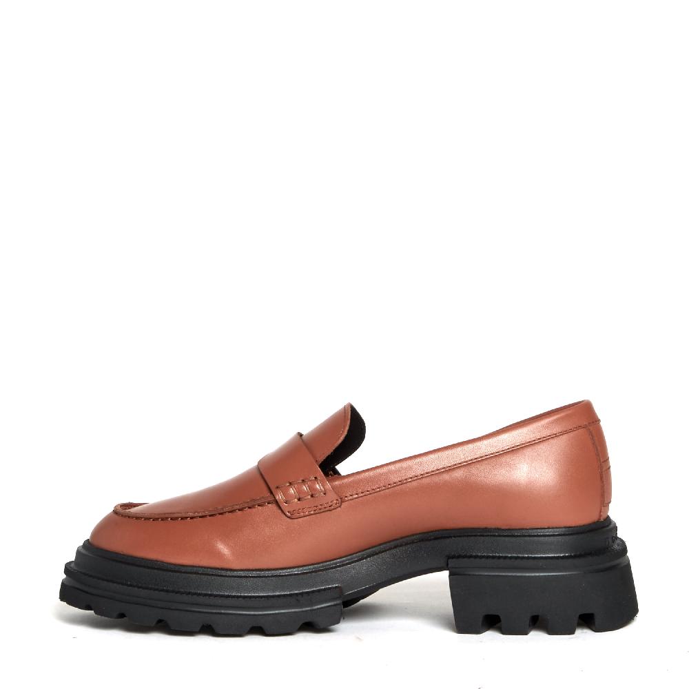 Sorelle Perego mocassino pelle cuoio 2025