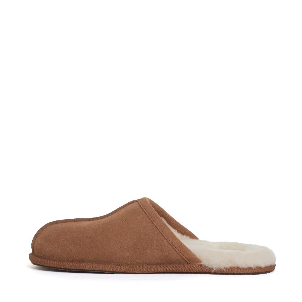 Sorelle Perego ciabatta scuff montone rovesciato biscotto In Linea