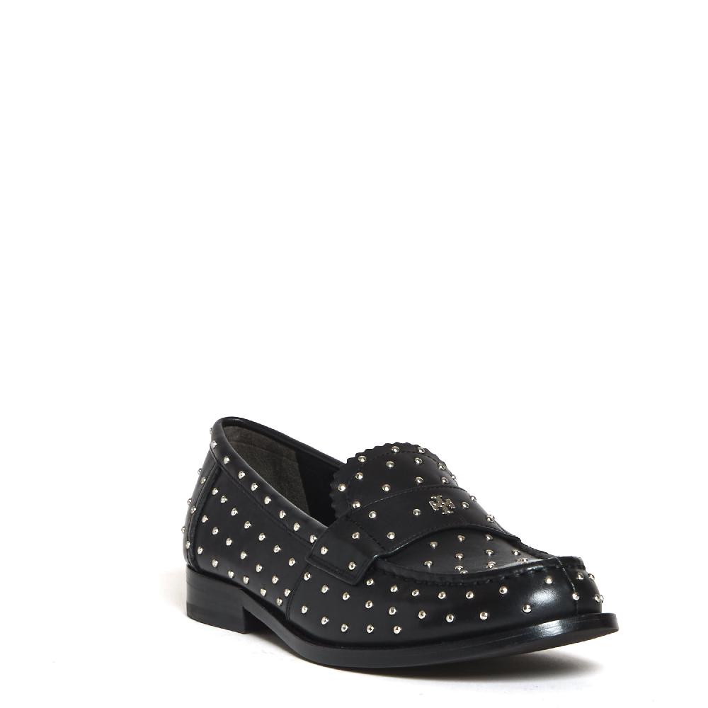 Sorelle Perego classic stud loafer black Vendita