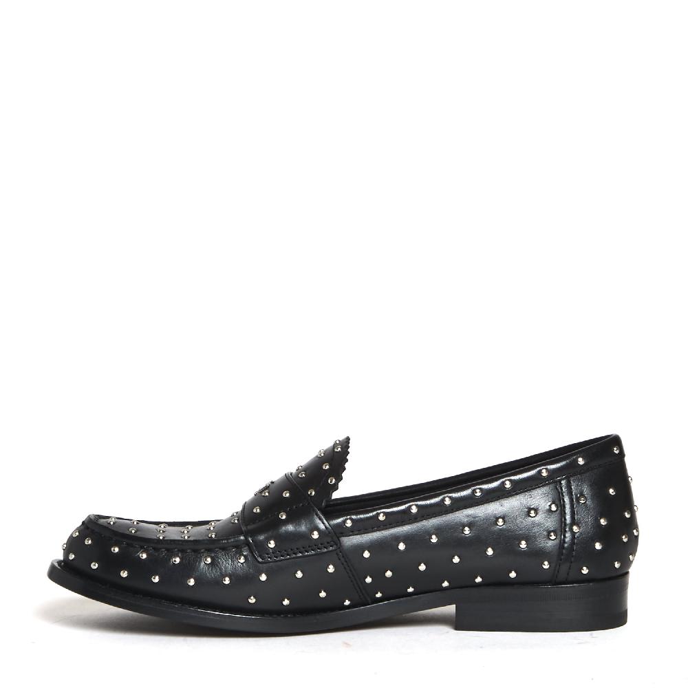 Sorelle Perego classic stud loafer black Vendita