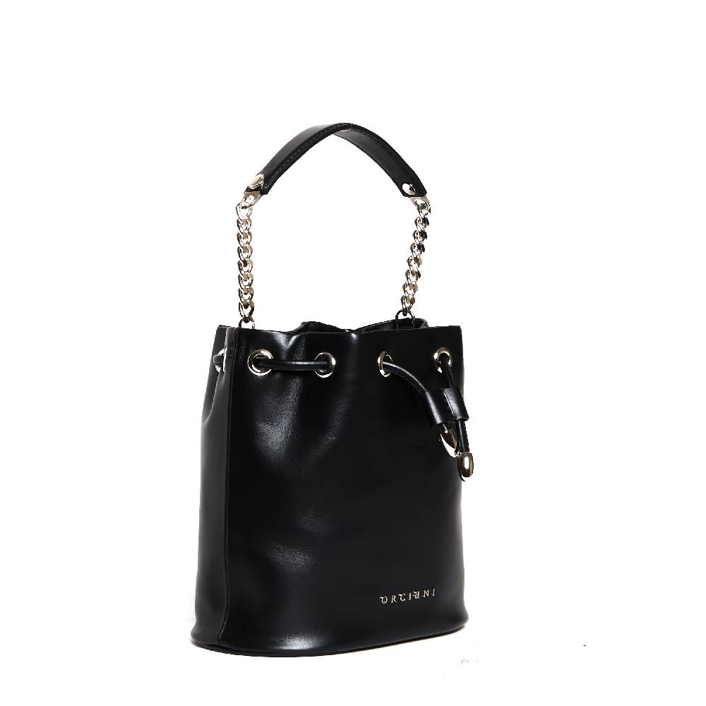 Sorelle Perego secchiello mini pelle nero Prezzo Ridotto