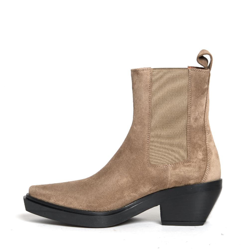 Sorelle Perego texano camoscio taupe Offerta
