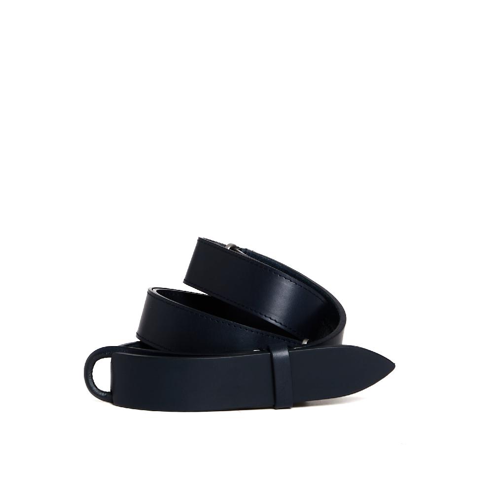 Sorelle Perego cintura nobuckle pelle bull blu Hotsell