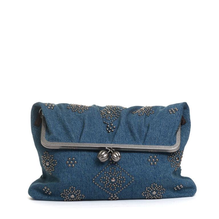 Sorelle Perego borsa in jeans tasca Negozio