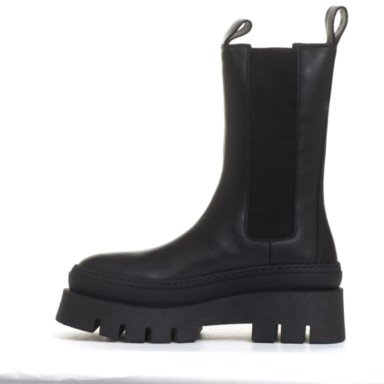 Sorelle Perego chelsea boot doppio fondo nero 2025