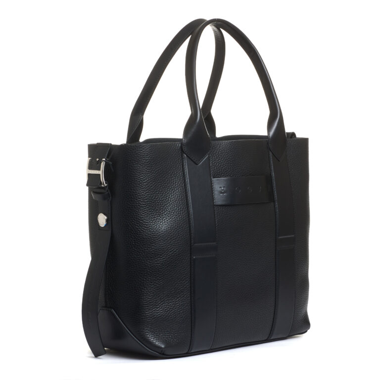 Sorelle Perego shopping media pelle nera Vendita