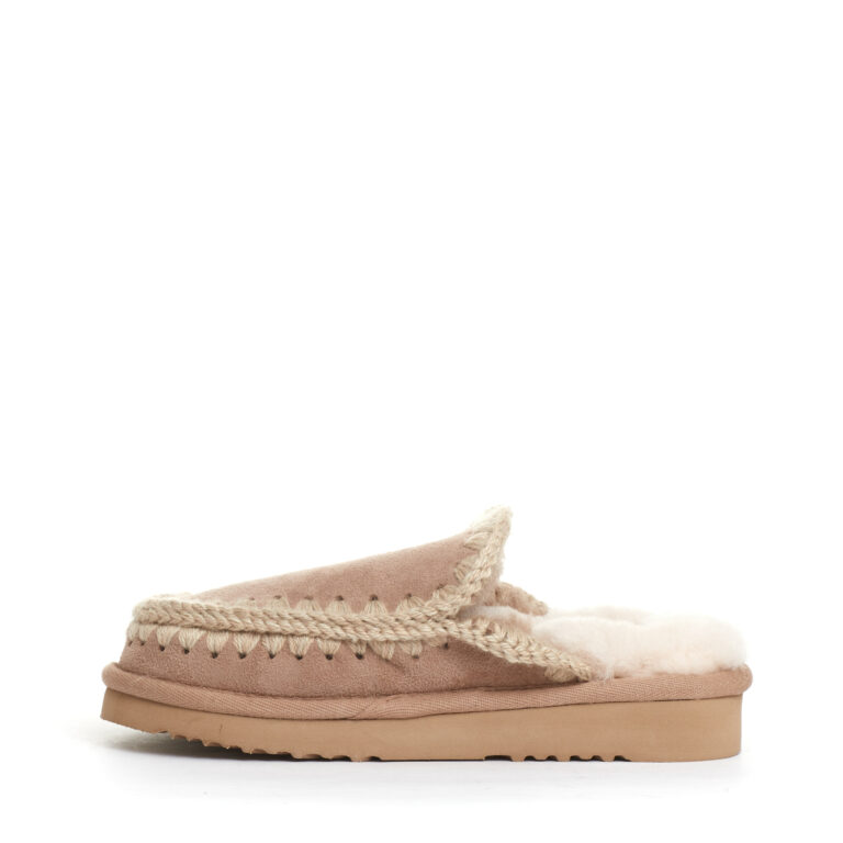 Sorelle Perego eskimo ciabatta camoscio beige Pezzi Unici