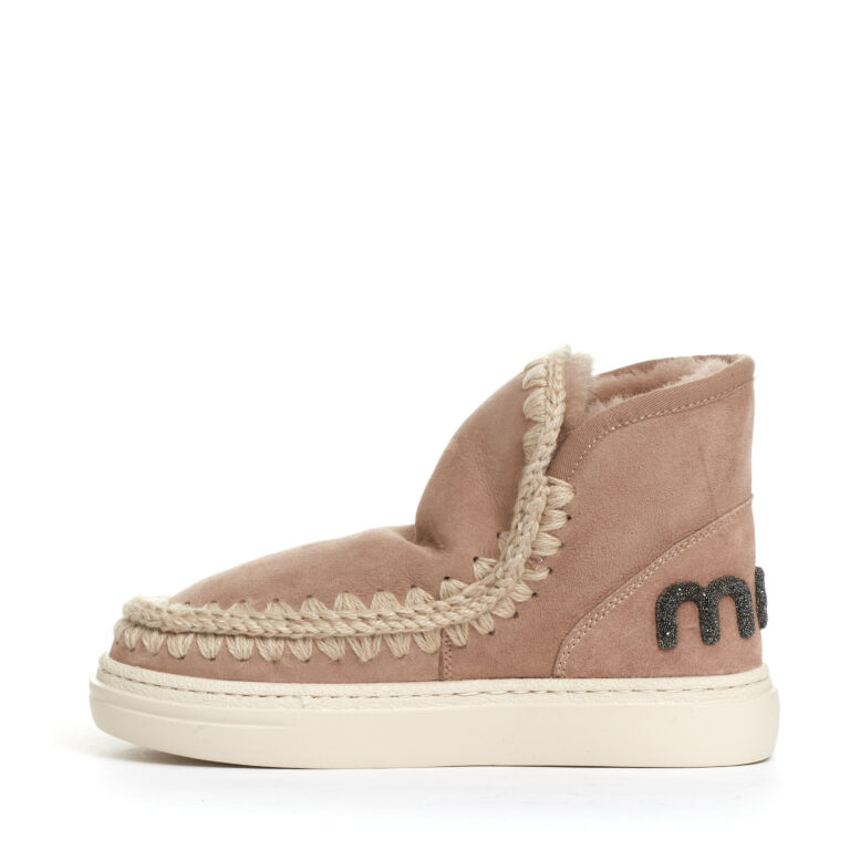 Sorelle Perego boot eskimo fondo sneakers camoscio nude Negozi Online