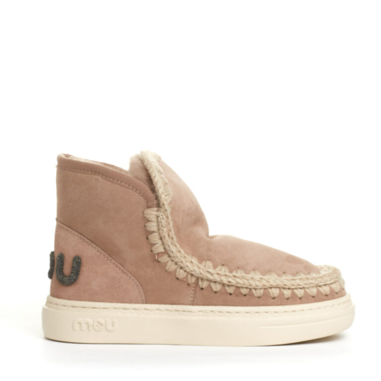 Sorelle Perego boot eskimo fondo sneakers camoscio nude Negozi Online