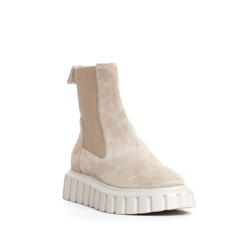 Sorelle Perego chelsea boot camoscio beige Offerte stagionali
