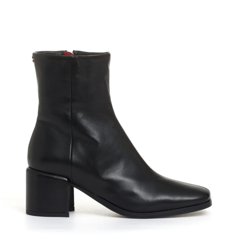 Sorelle Perego stivaletto pelle nera tacco 60 mm In Vendita