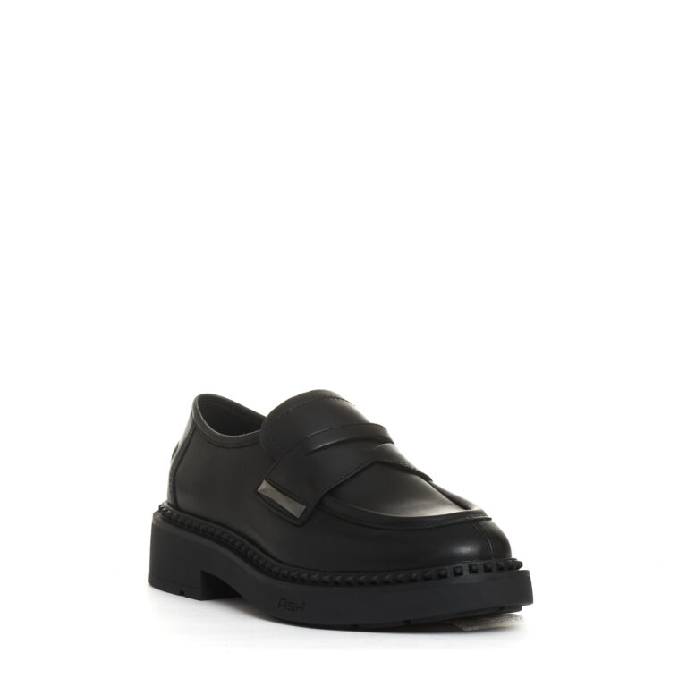 Sorelle Perego mocassino pelle nero con borchia Offerte
