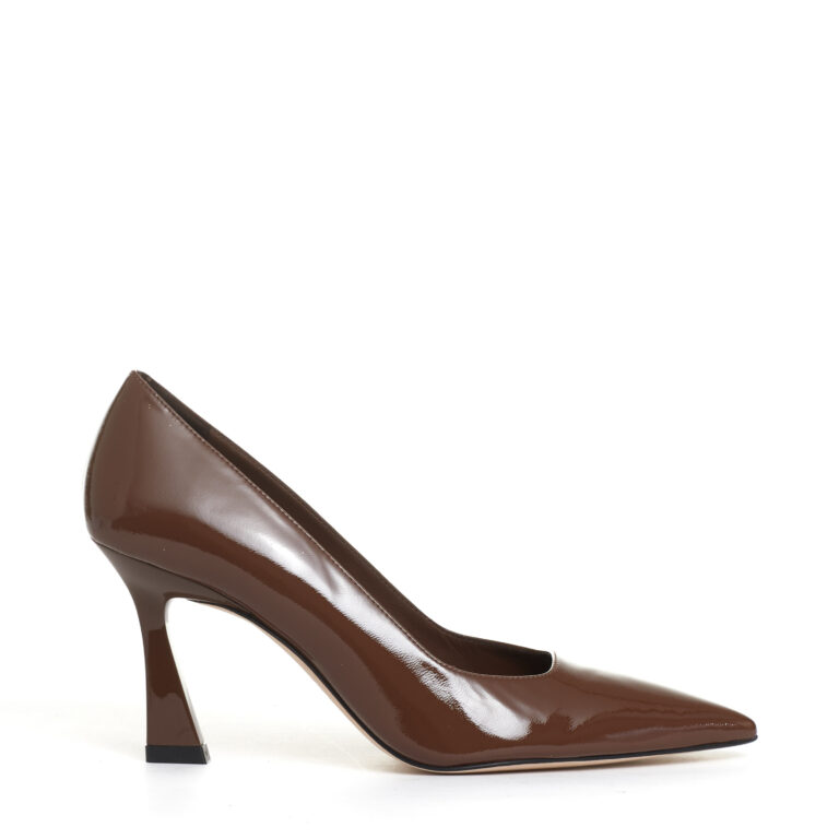 Sorelle Perego pump vernice caffè tacco 85 mm I Più Venduti