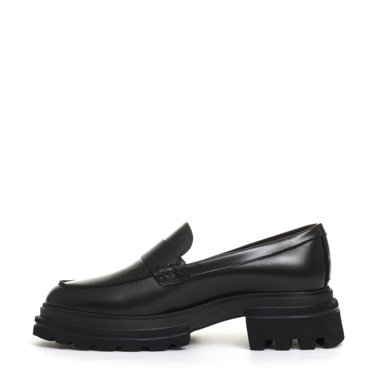 Sorelle Perego nuovo mocassino pelle nero Italia