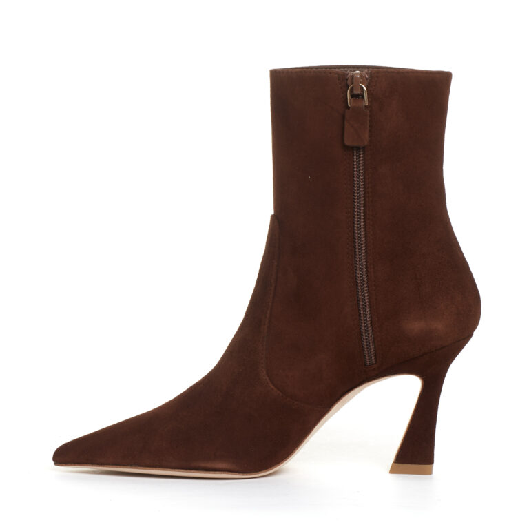 Sorelle Perego stivaletto camoscio caffe tacco 80 mm Negozi Online