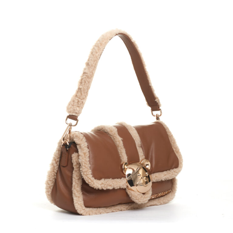 Sorelle Perego borsa orsetto ecomontone cuoio Fino Al -60%
