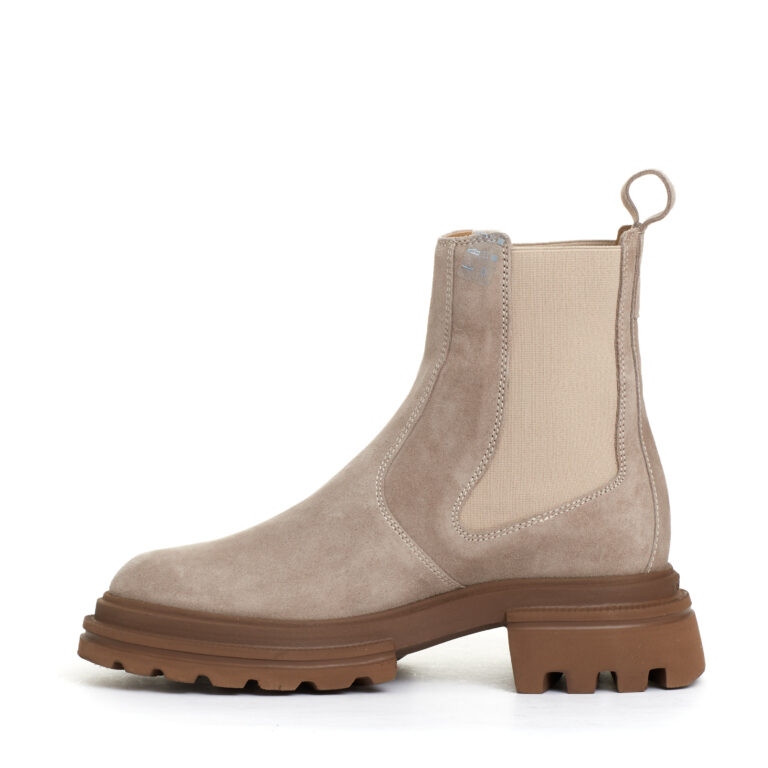 Sorelle Perego chelsea boot elastico camoscio beige Prezzo Ridotto