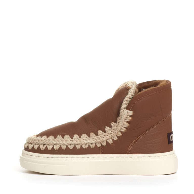 Sorelle Perego boot eskimo fondo sneakers pelle cuoio Outlet