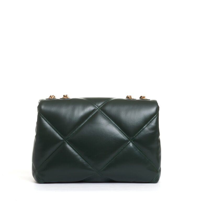 Sorelle Perego kira diamond big shoulder bag verde Vendita Economica