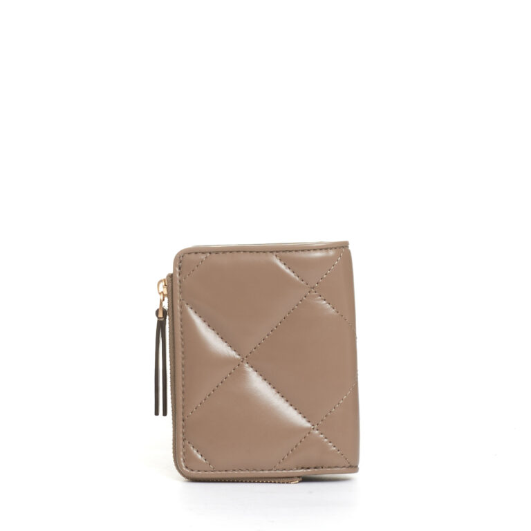 Sorelle Perego bi-fold wallet taupe Saldi Di Fabbrica