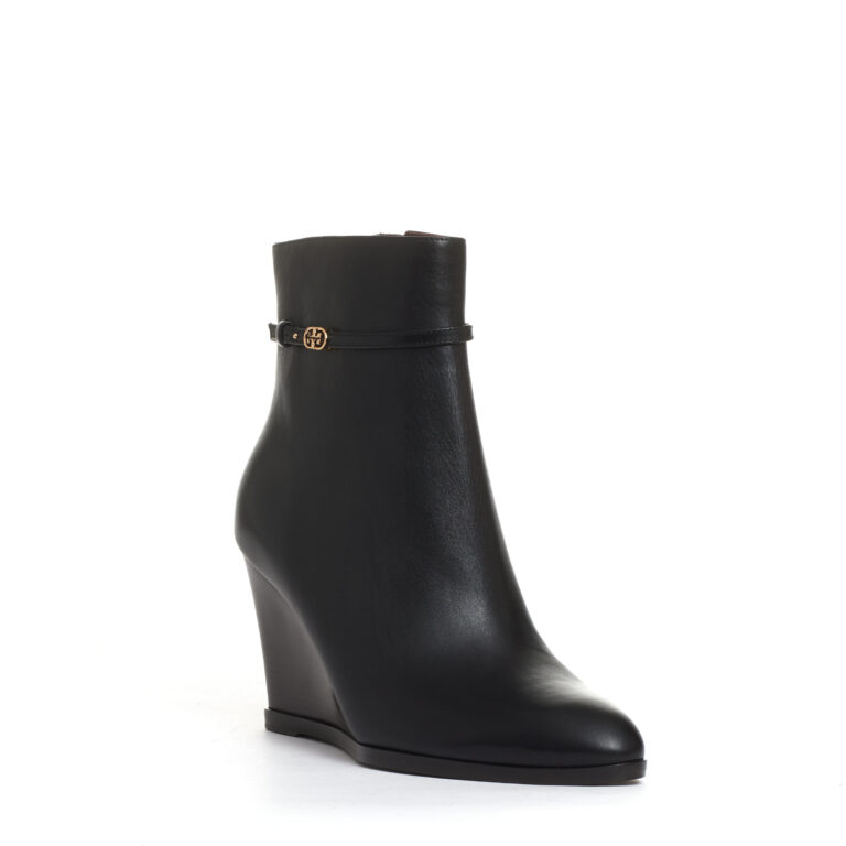 Sorelle Perego stivaletto zeppa 90 mm pelle nera I Più Venduti