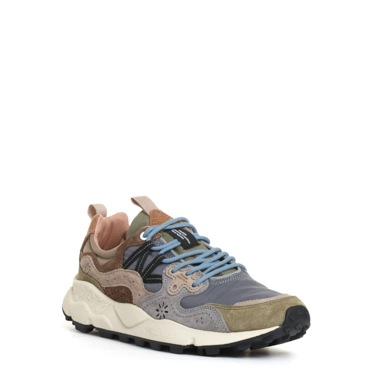 Sorelle Perego snekers blu verde e beige In Saldo