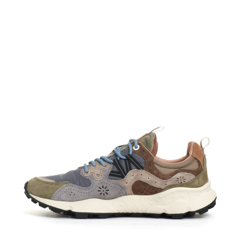 Sorelle Perego snekers blu verde e beige In Saldo