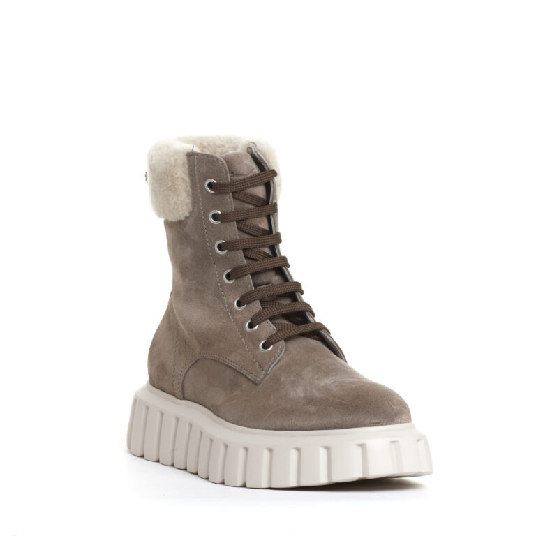 Sorelle Perego anfibio camoscio grigio con ecomontone Saldi