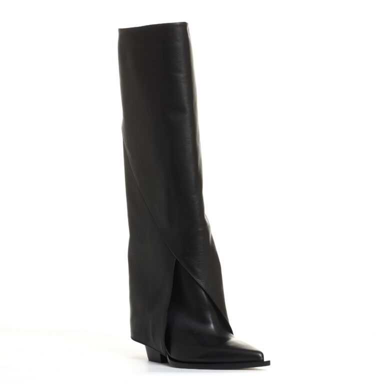 Sorelle Perego stivale texano con risvolto nero Convenienza