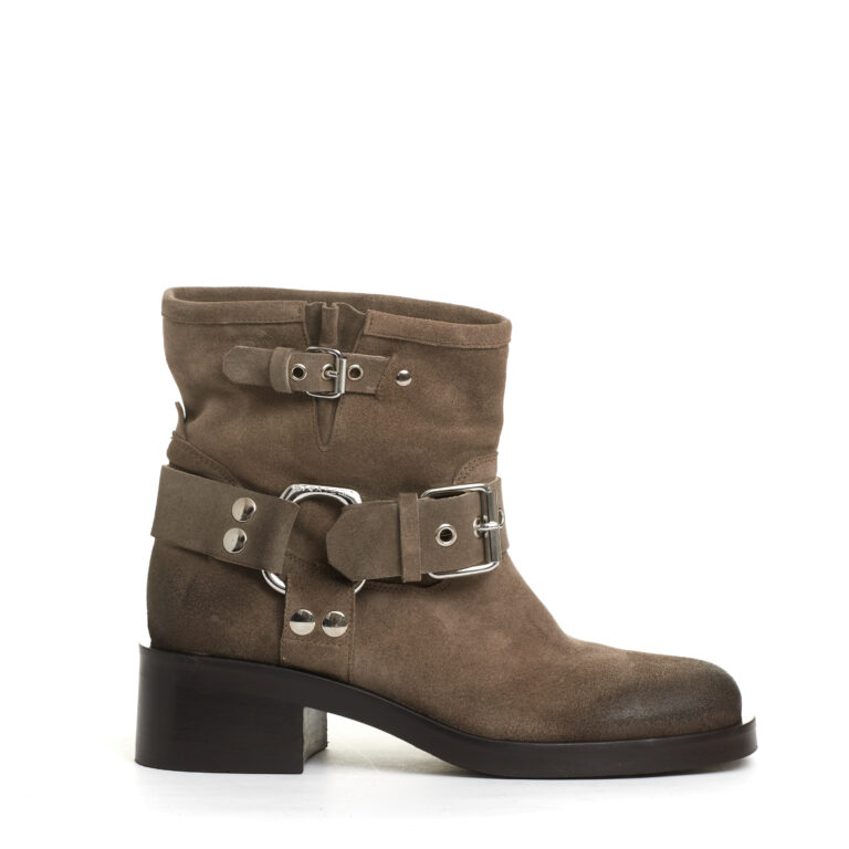 Sorelle Perego biker camoscio tortora