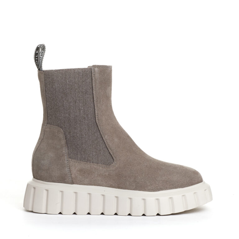 Sorelle Perego chelsea boot camoscio grigio Vendite Flash