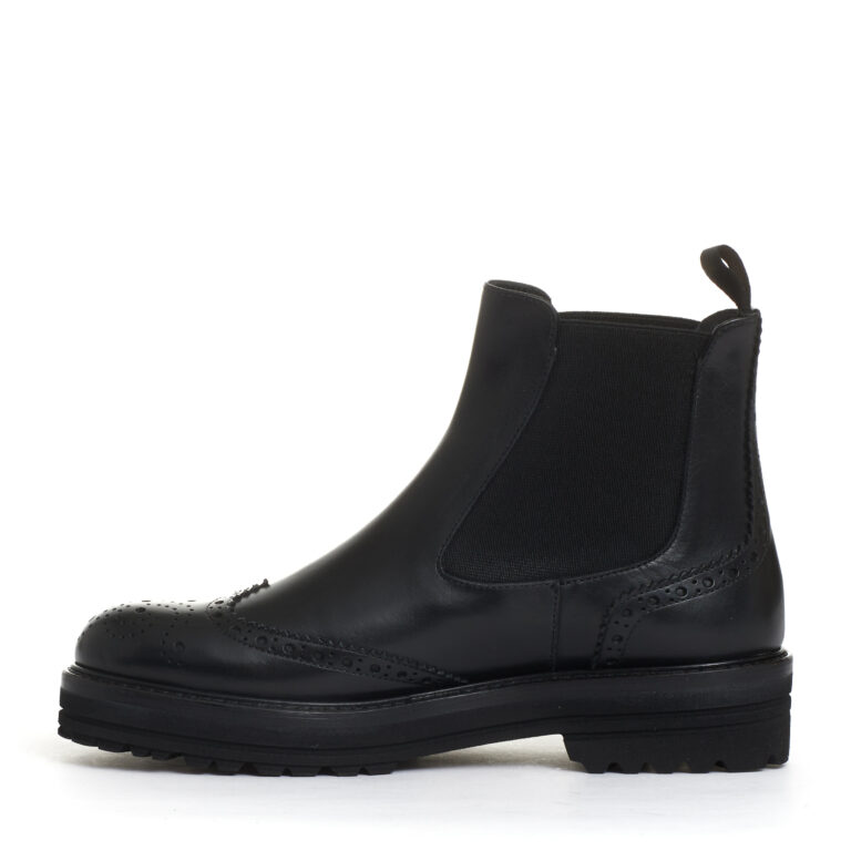 Sorelle Perego beatles inglese pelle nera Nuovo