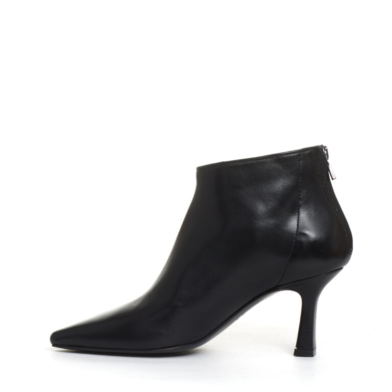 Sorelle Perego stivaletto pelle nera tacco 70 mm Enormi risparmi