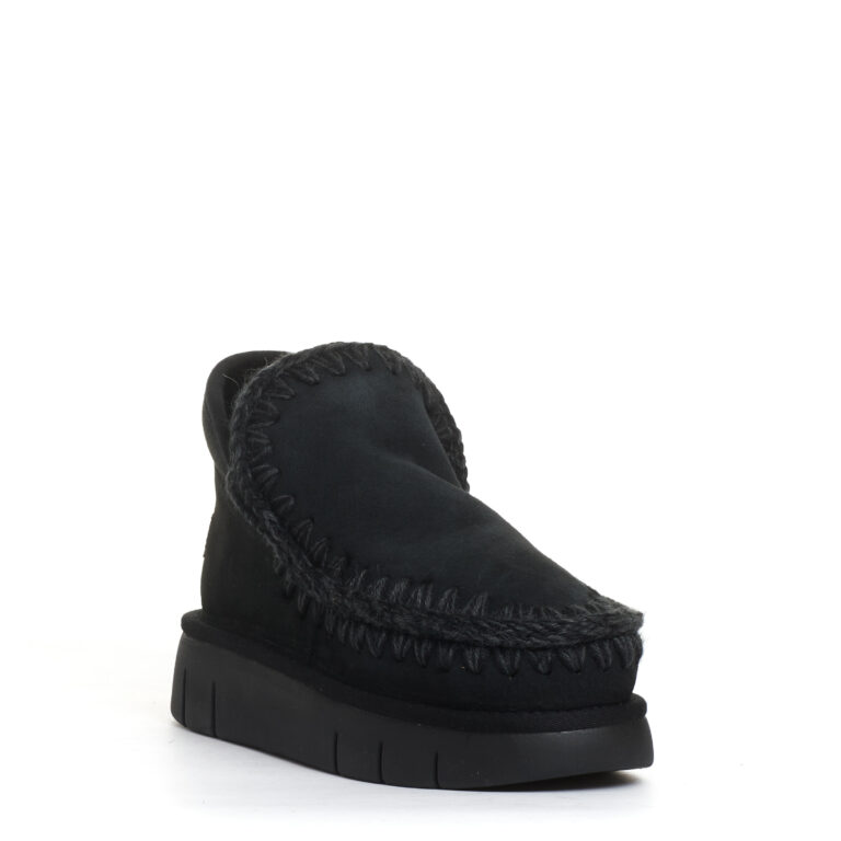 Sorelle Perego boot eskimo bounce camoscio nero Rilascio limitato