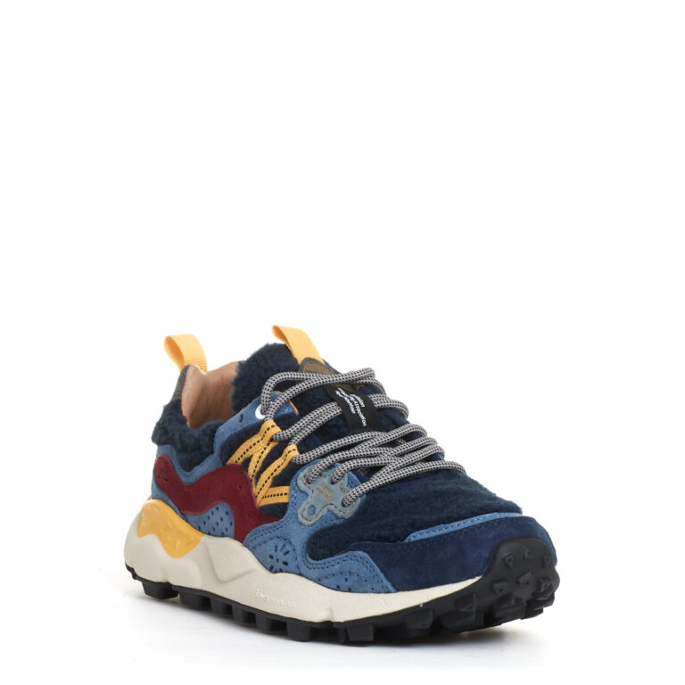 Sorelle Perego sneakers suede azzurro e bordeaux pelo blu Sostegno trimestrale